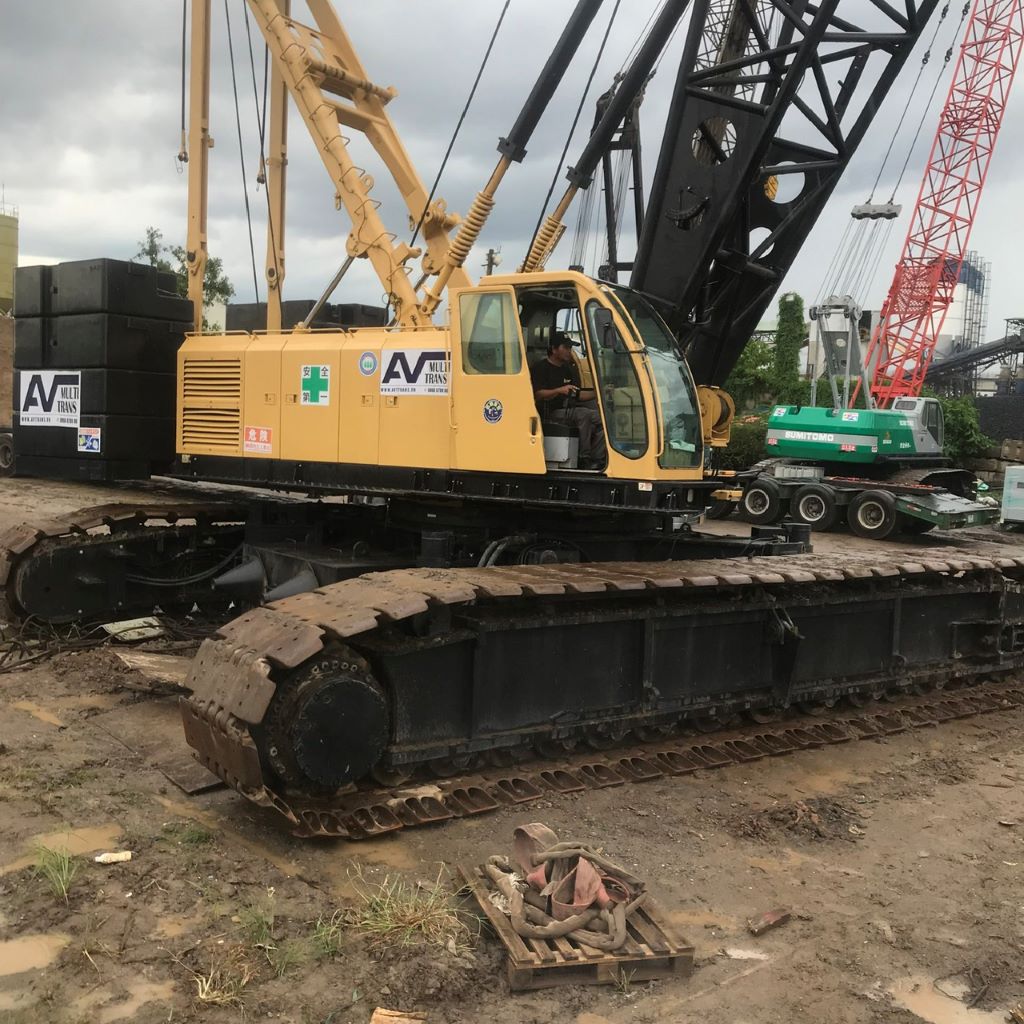 AVT cho thuê sà lan, cẩu, container, neo tời,...